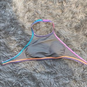 High top bathing suit top.